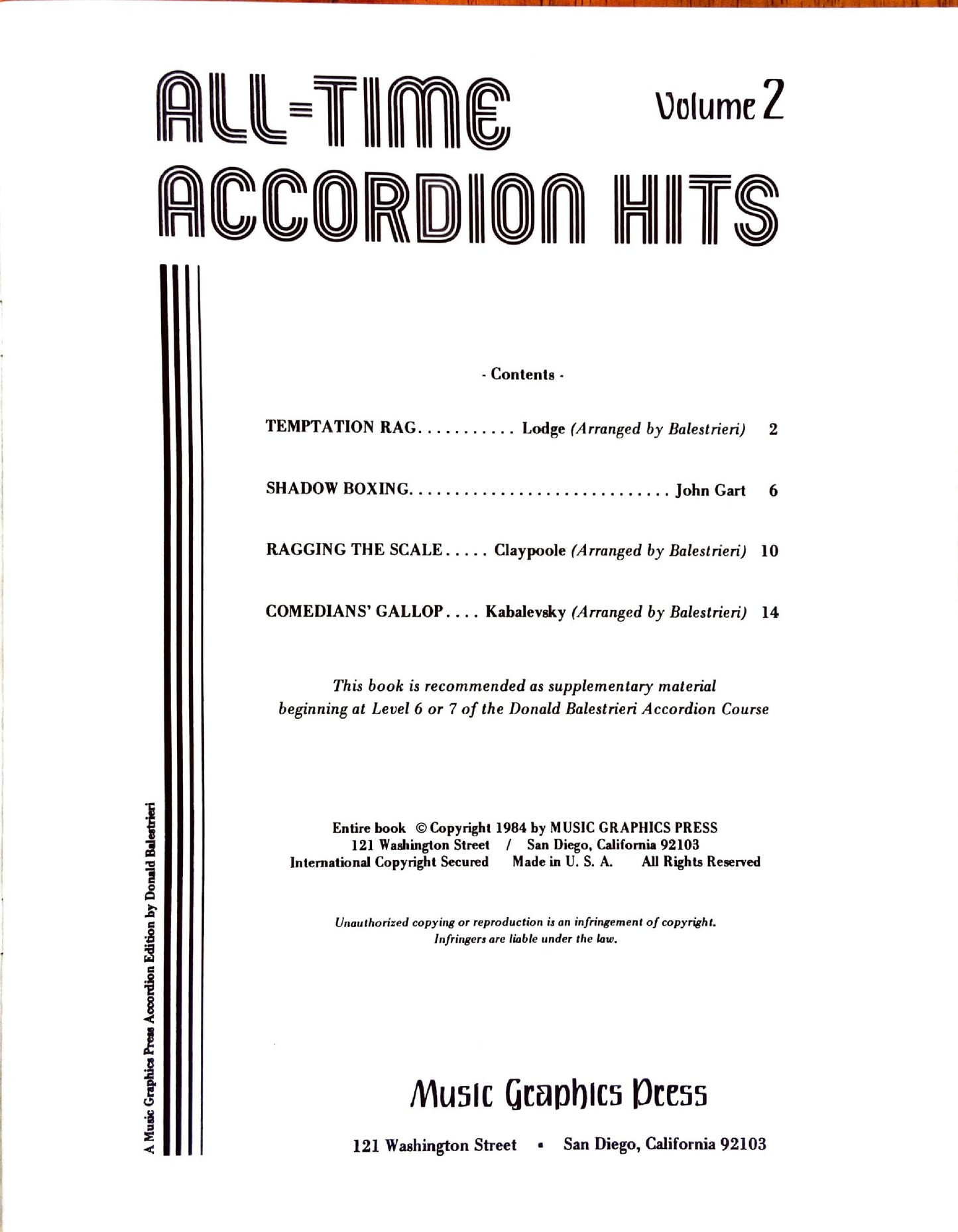 All-Time Accordion Hits - Volume 2