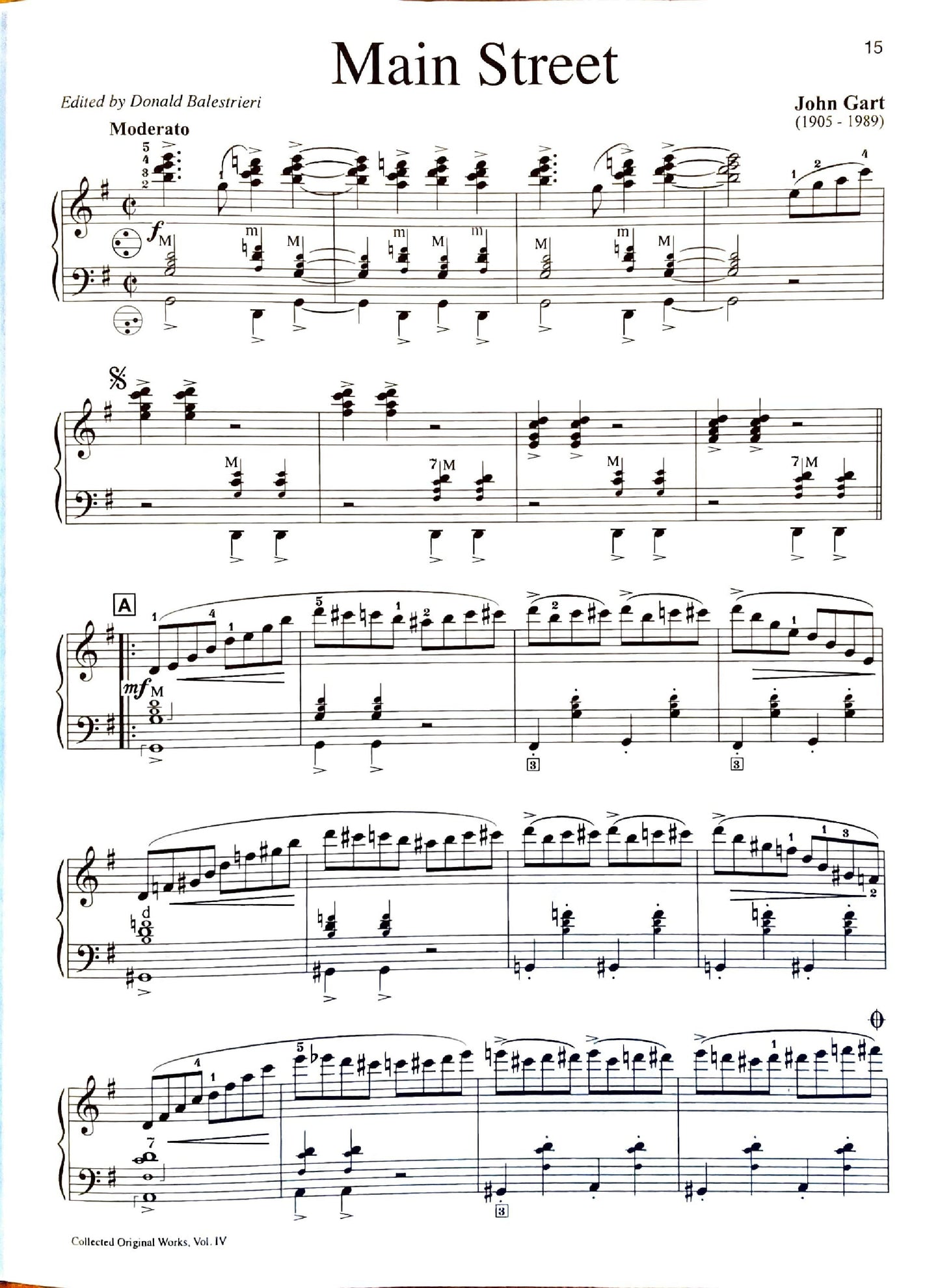 John Gart eBook Collected Original Works for Accordion Volume IV (eBook) (Solo)