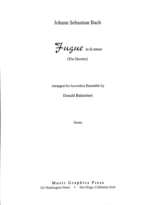 Fugue in G Minor