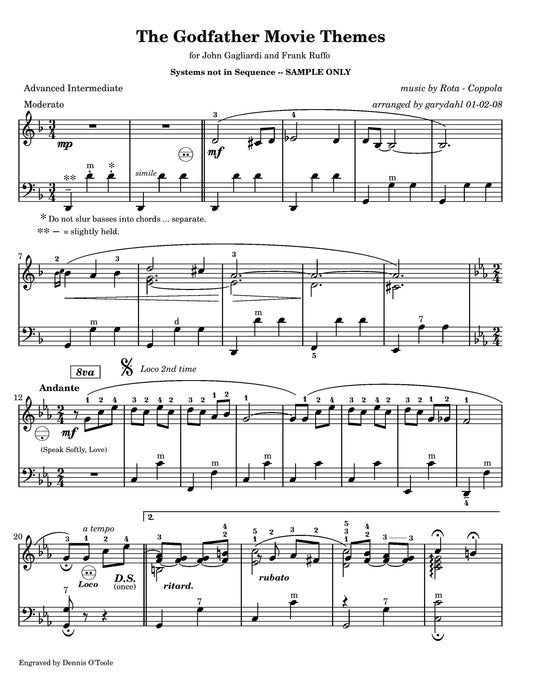The Godfather Movie Themes (Intermediate)