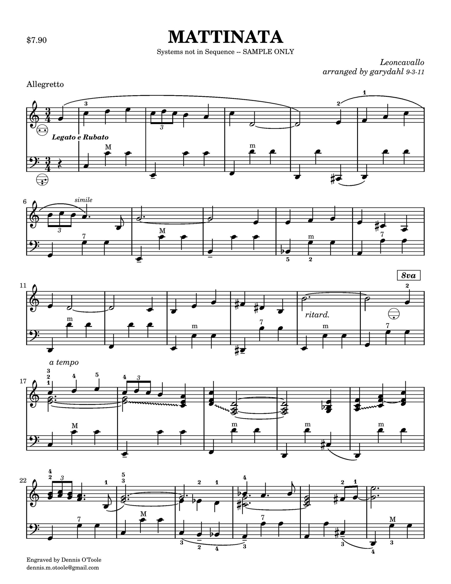 Mattinata - Morning Serenade