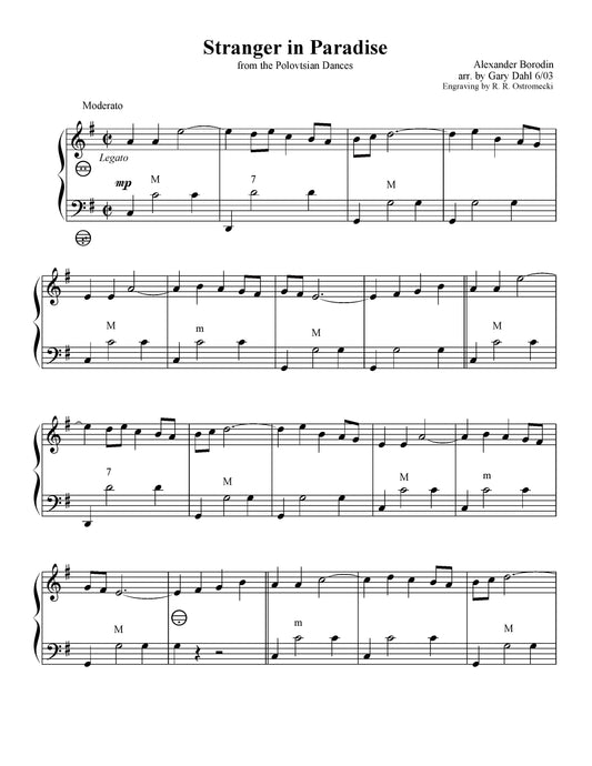 Stranger In Paradise (from the Polovtsian Dances)