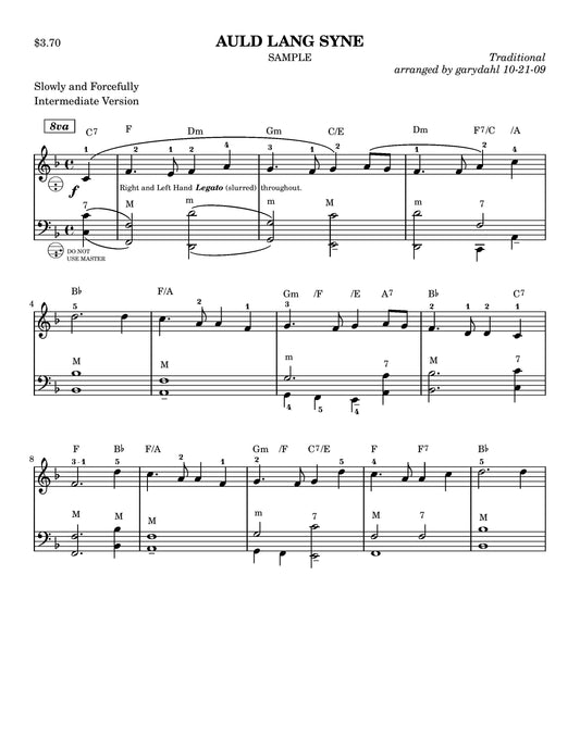 Auld Lang Syne (Intermediate)