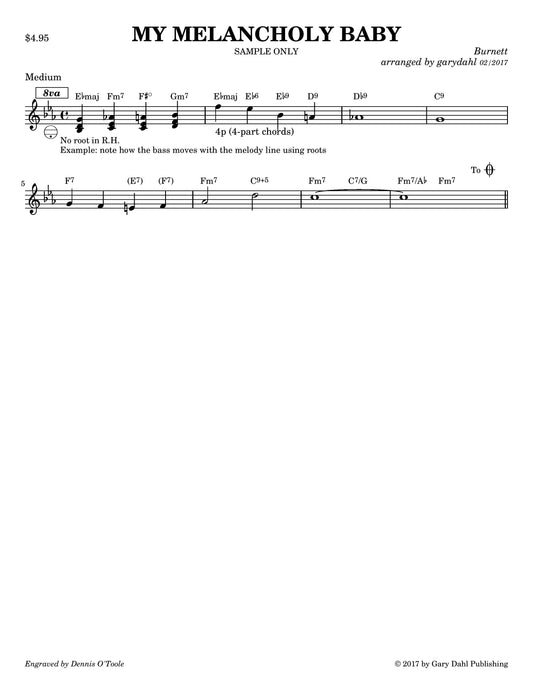 My Melancholy Baby (lead sheet)