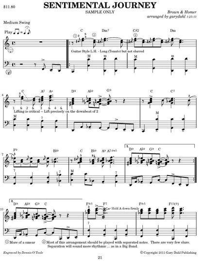 The American Songbook eBook accordion arrangements by Gary Dahl