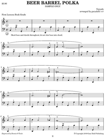 Favorite Waltzes and Polkas eBook accordion arrangements by Gary Dahl