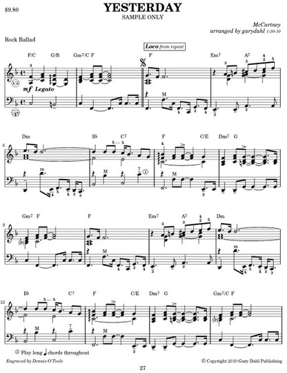 Easy Listening Variety Collection #5 eBook accordion arrangements by Gary Dahl