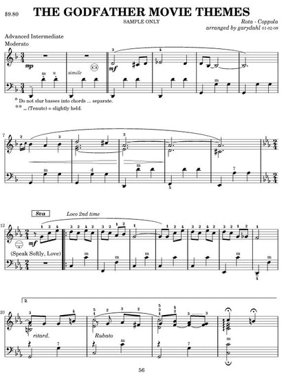 Easy Listening Variety Collection #6 eBook accordion arrangements by Gary Dahl