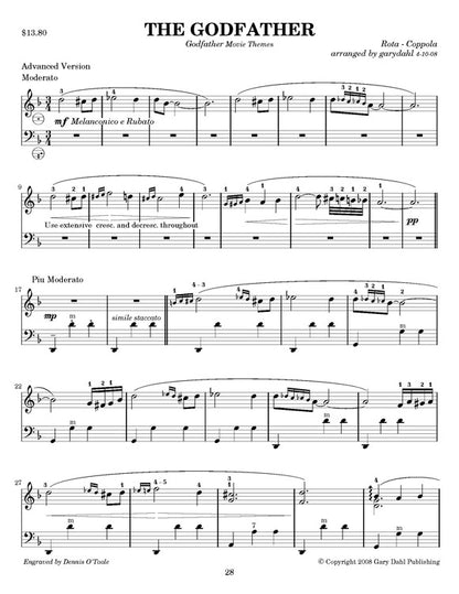 Italian Spectacular eBook accordion arrangements by Gary Dahl