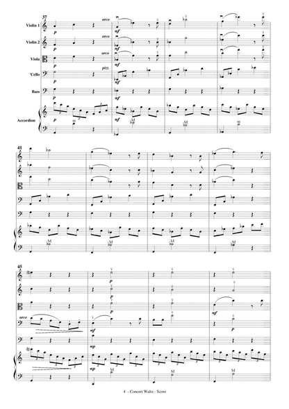 Concert Waltz (for Solo Accordion and Strings)