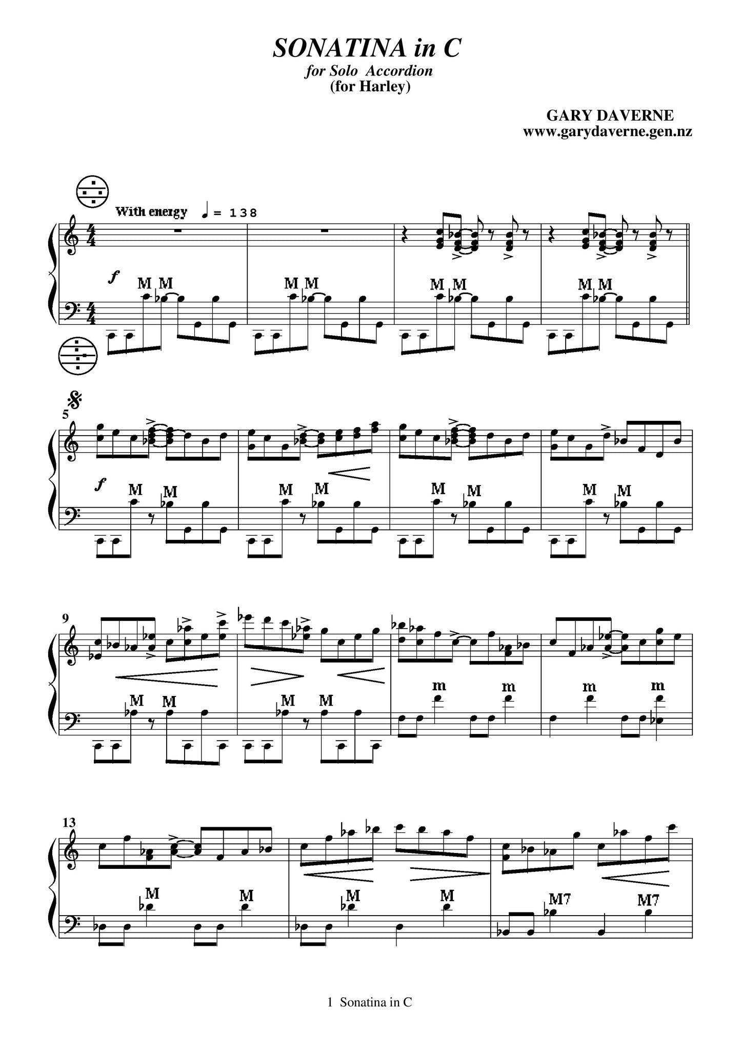 Sonatina in C (solo accordion)