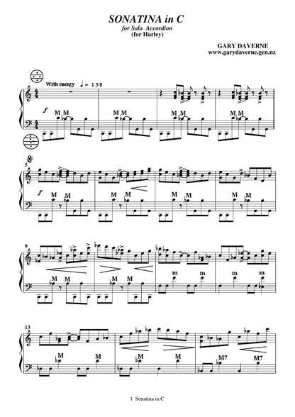 Sonatina in C (solo accordion)