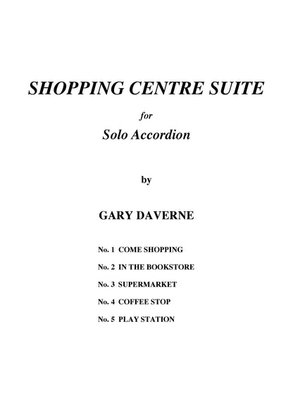 Come Shopping (solo accordion) from Shopping Center Suite