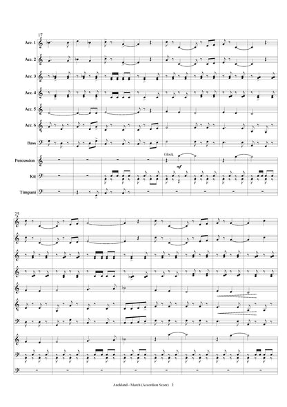 Auckland March for Accordion Orchestra
