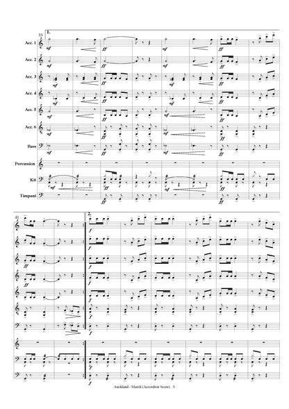 Auckland March for Accordion Orchestra