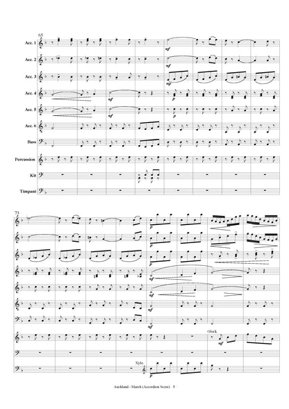 Auckland March for Accordion Orchestra