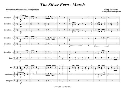 Silver Fern March (Accordion Orchestra arrangement)