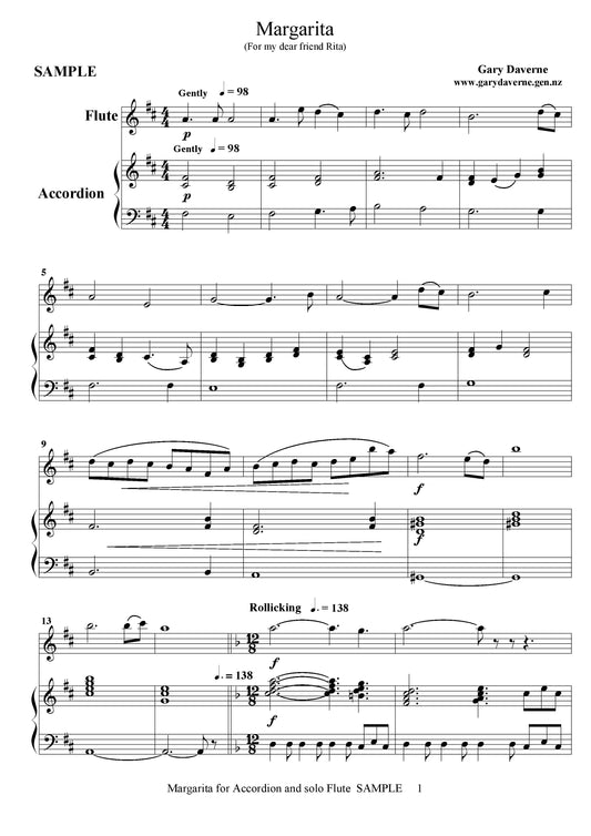 Margarita - accordion and flute
