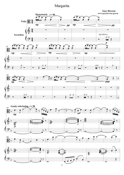 Margarita - accordion & viola