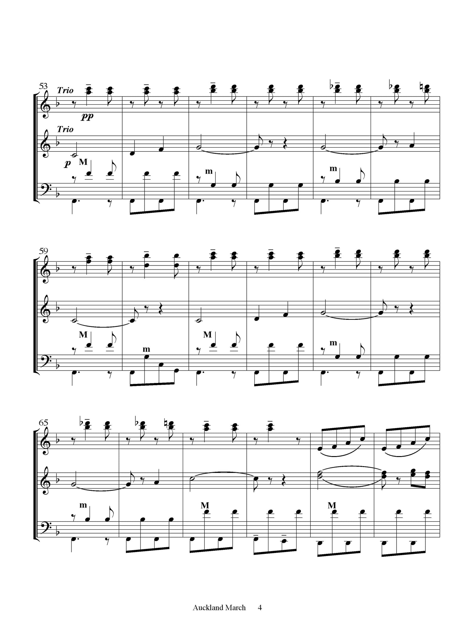Auckland March (for two accordions)