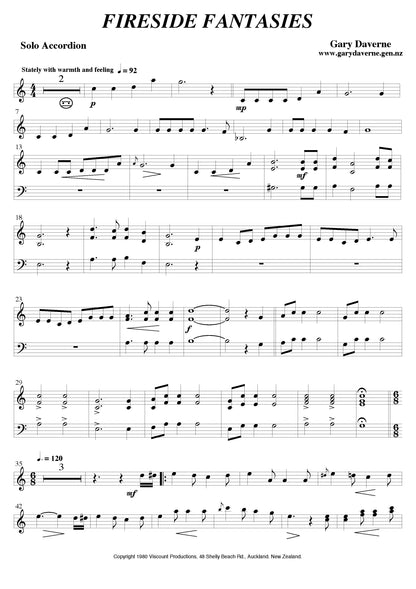 Fireside Fantasies (for accordion and piano duet)