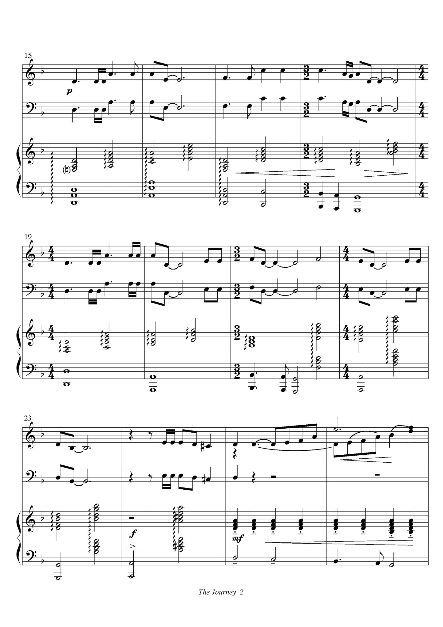 The Journey (for accordion and piano duet)