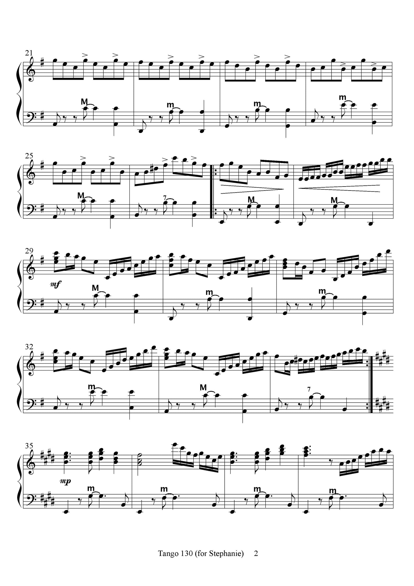 Tango 130 (for Stephanie) solo accordion