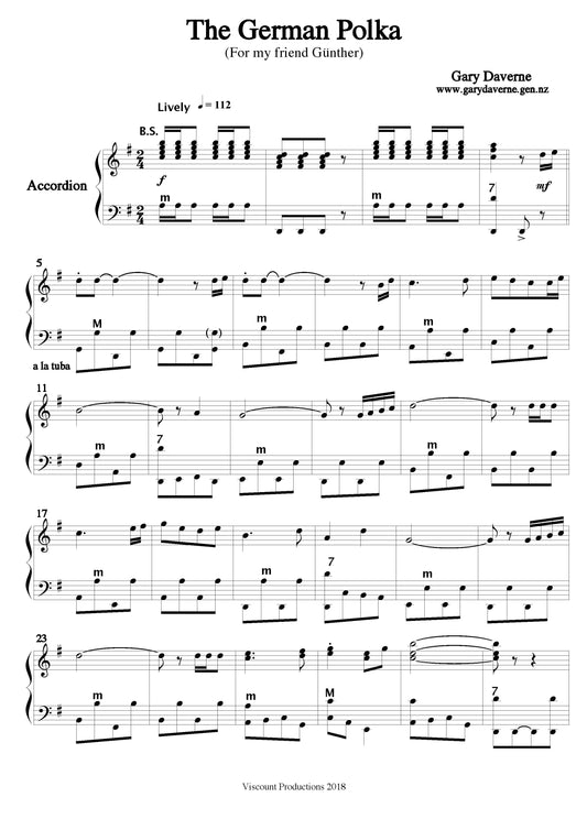 The German Polka (solo accordion)