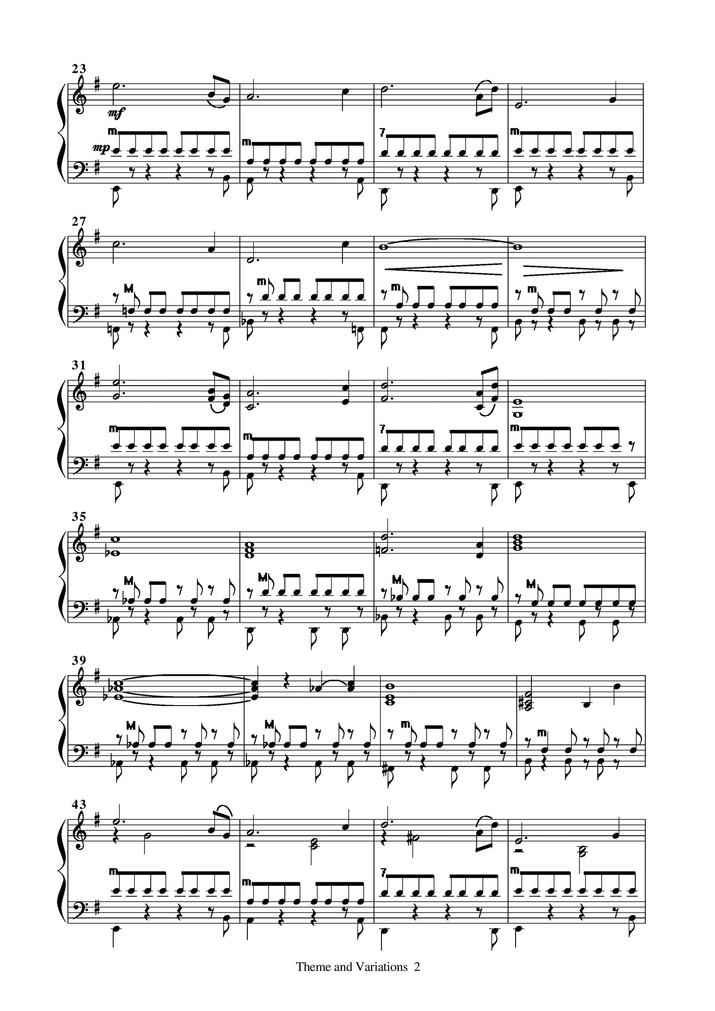 Theme and Variations (solo accordion)