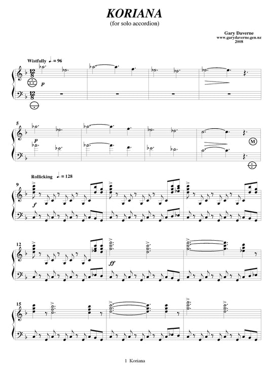 Koriana (solo accordion)