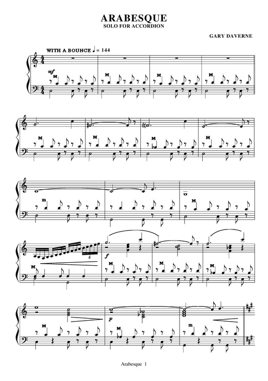 Arabesque (solo accordion)