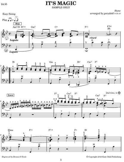 Easy Listening Variety eBook accordion arrangements by Gary Dahl