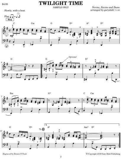 Easy Listening Variety eBook accordion arrangements by Gary Dahl