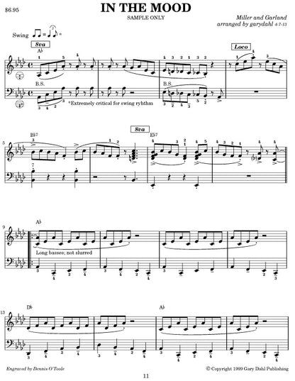 Easy Listening Variety eBook accordion arrangements by Gary Dahl