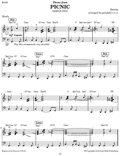 Easy Listening Variety eBook accordion arrangements by Gary Dahl