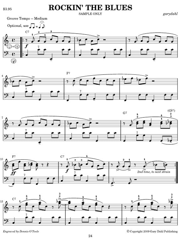 Easy Listening Variety eBook accordion arrangements by Gary Dahl