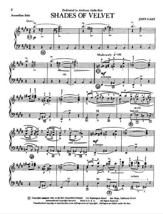 Shades of Velvet  (Solo)