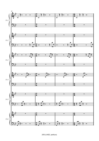 Linee (trio or sextet)