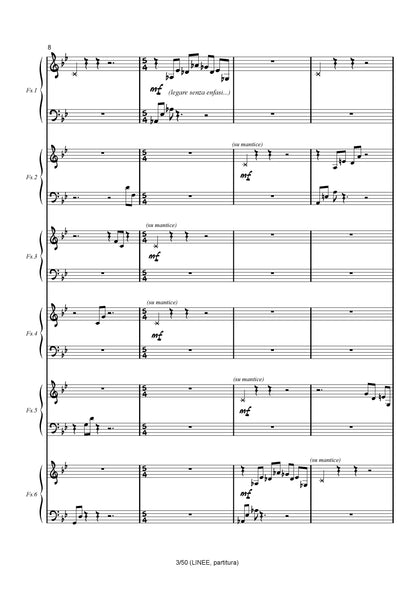 Linee (trio or sextet)