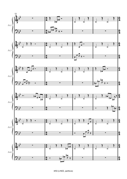 Linee (trio or sextet)