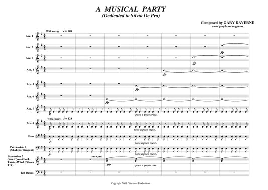 A Musical Party (for accordion ensemble/orchestra)