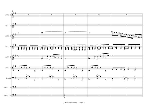 Pocket Overture for accordion ensemble/ orchestra
