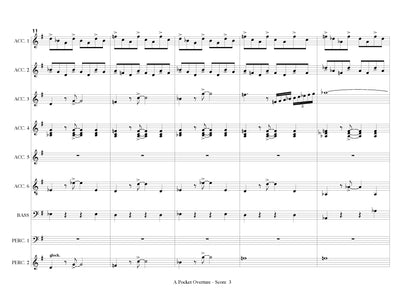 Pocket Overture for accordion ensemble/ orchestra
