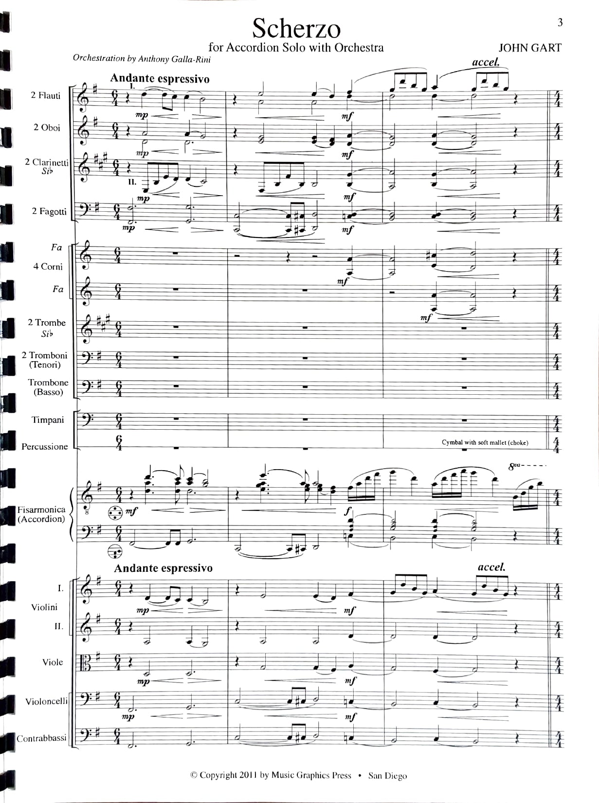 Scherzo - Accordion Solo with Orchestra