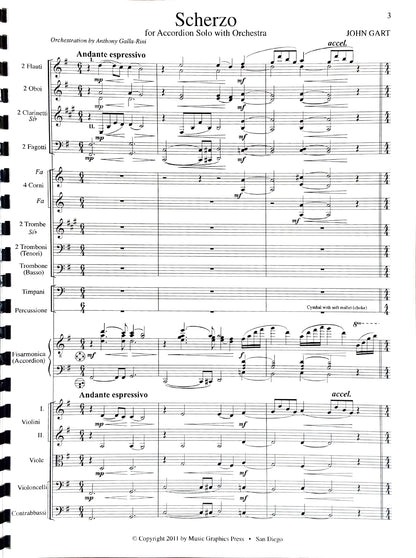 Scherzo - Accordion Solo with Orchestra
