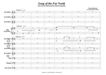 Song of the Far North (for solo accordion and accordion ensemble)