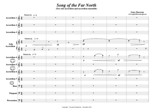 Song of the Far North (for solo accordion and accordion ensemble)
