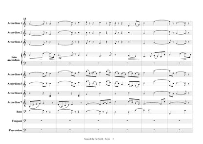 Song of the Far North (for solo accordion and accordion ensemble)