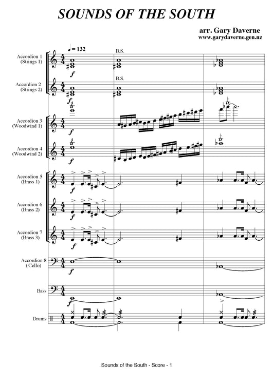 Sounds of the South arranged for Orchestral Instruments by Gary Daverne