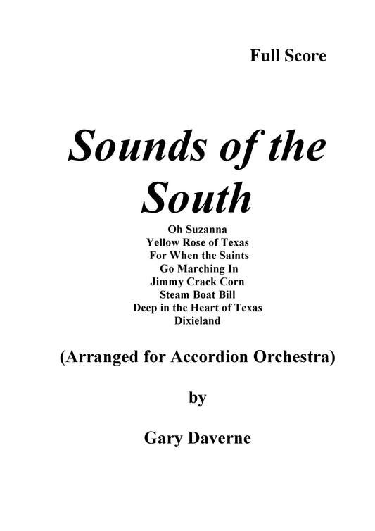 Sounds of the South (arranged for Accordion Orchestra)